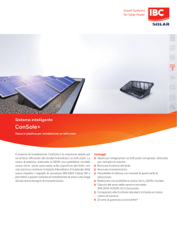 Scheda tecnica Console+