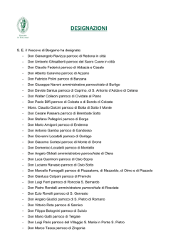 DESIGNAZIONI - Webdiocesi