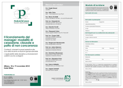 Il licenziamento del manager: modalità di cessazione, clausole e