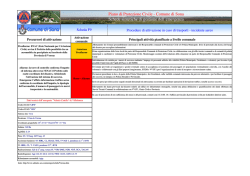 Scheda F9 Piano Protezione Civile