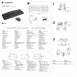 Getting started with Logitech&reg; Wireless Combo MK330