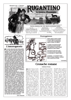 to download the PDF - Rugantino - Settimanale satirico