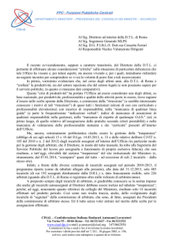 Ministero del lavoro &ndash; Lettera del 15.01.2014