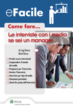 Come fare... Le interviste con i media se sei un manager