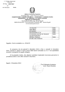sede Petriccione - Sannino