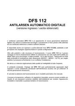 MANUALE DFS 112