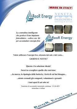 eolico con kit per accumulare energia free Questa &egrave; l