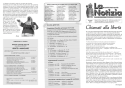 Chiamati alla libert&agrave;