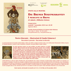 Die Bremer StaDtmuSikanten i muSicanti Di Brema - Goethe