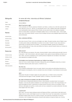 intervista ad Alfredo Cattabiani