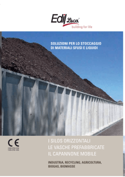 i silos orizzontali le vasche prefabbricate il capannone
