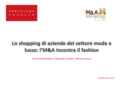 PRESENTAZIONE - Portolano Cavallo Studio Legale