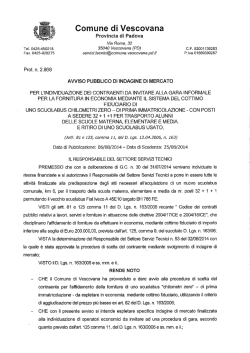 avviso pubblico indagine di mercato