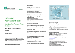 Difficolt&agrave; di Apprendimento e DSA