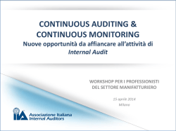 Continuous Auditing