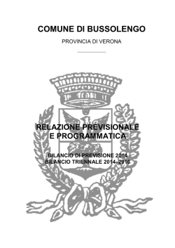 MISSIONE 1 - Comune di Bussolengo