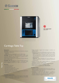 Scarica Scheda Tecnica