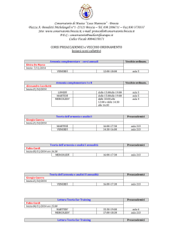 Scarica allegato - Conservatorio di Musica "Luca Marenzio" Brescia
