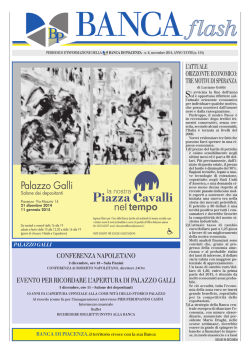 Palazzo Galli - Banca di Piacenza