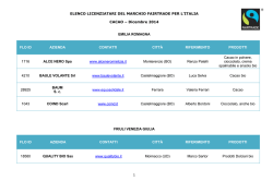 Cacao - Fairtrade Italia