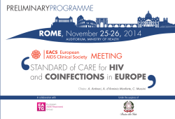 STANDARD of CARE for HIV and COINFECTIONS in