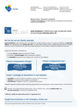 Condizioni Economiche