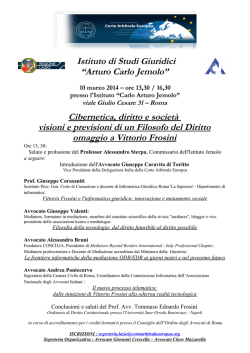 roma 10 marzo - Associazione Italiana dei Costituzionalisti