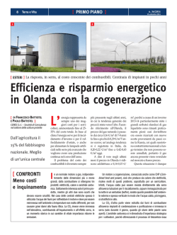 Efficienza e risparmio energetico in Olanda con la