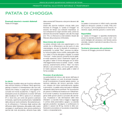 PATATA DI CHIOGGIA - Veneto Agricoltura