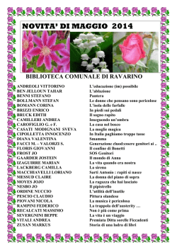 Elenco - Comune di Ravarino