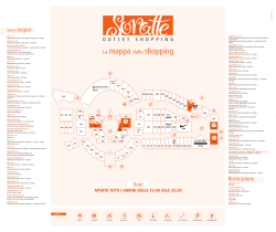 mappa del centro - Soratte Outlet