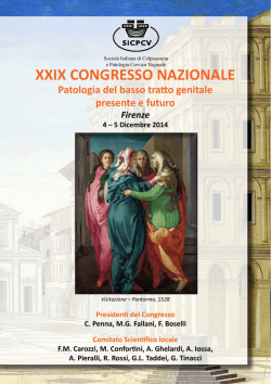 programma corso + congresso - Societ&agrave; Italiana di Colposcopia e