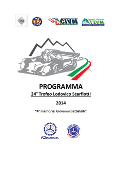 Programma di gara - Sarnano Sassotetto