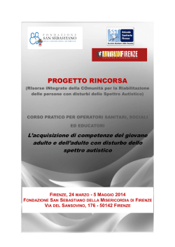 Il programma - Autismo Firenze