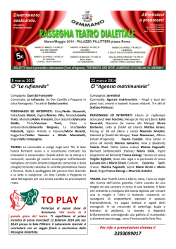 TO PLAY - Comune di Gemmano