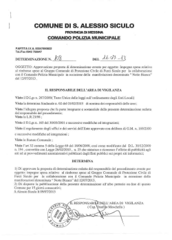 DETERMINA N.108 DEL 11/07/2013