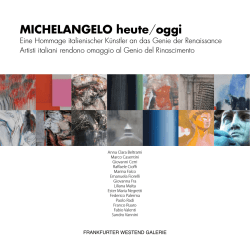 MICHELANGELO heute/oggi