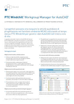 PTC Windchill&reg; Workgroup Manager for AutoCAD&reg;
