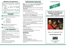 Fai click qui per la Brochure del corso