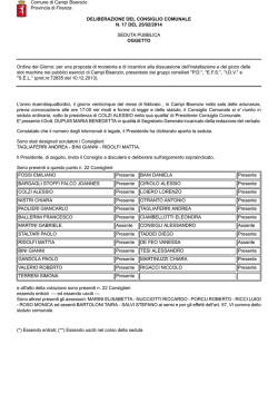 Delibera 17 del 25/02/2014 - Comune di Campi Bisenzio