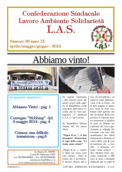 38 - Lavoro ambiente solidariet&agrave;