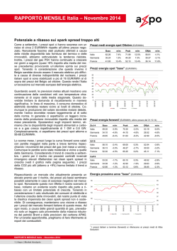 Energy Monthly Report Nov. 2014