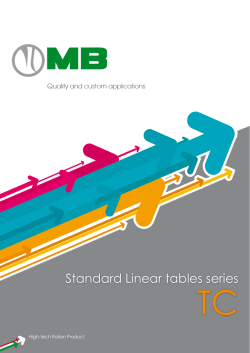 Standard Linear tables series