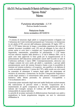 2014 Relazione finale funzione strumentale amella2 - Sperone