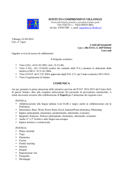Apri - istituto comprensivo villongo