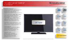 32" SL 32 920 2T HD, Dled, 100HZ, Tuner Digitale Satellitare