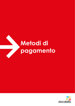 Metodi di pagamento