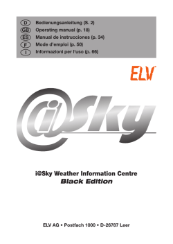 i@Sky Weather Information Centre Black Edition