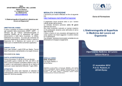 Brochure del corso - Sicurezza sul lavoro