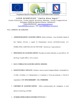 L I C E O S C I E N T I F I C O &ldquo; E m i l i o G i n o S e g r &eacute; &ldquo;